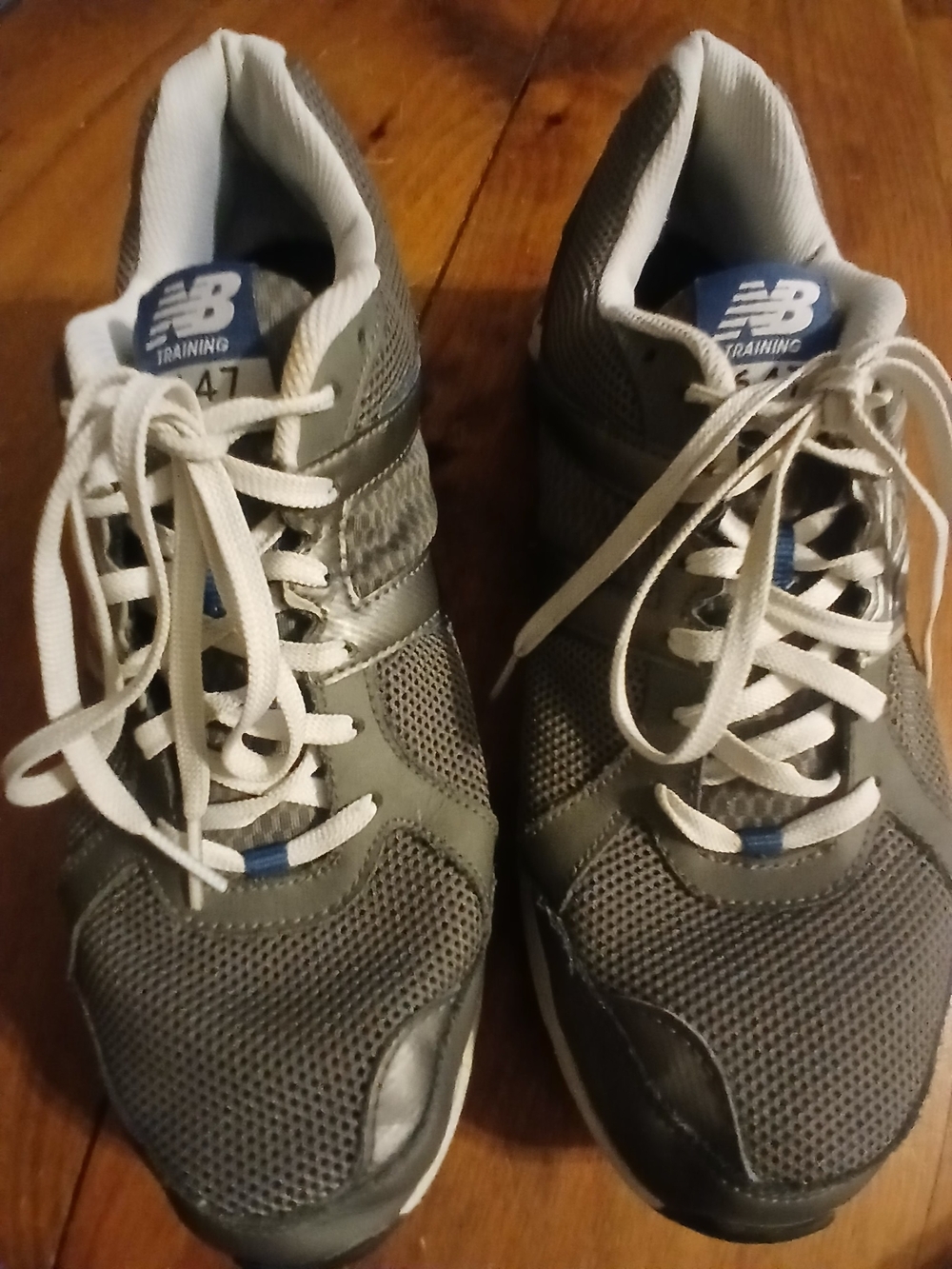 New Balance Men’s Gray Training 647 Sneakers Sz 10.5